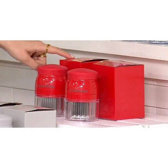 Prepology Set of 2 Meat Tenderizers with Protective Cover 3"x4.5" Red NWOT - Picture 2 of 3